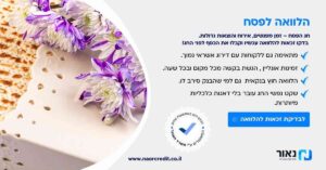 הלוואה לפסח 