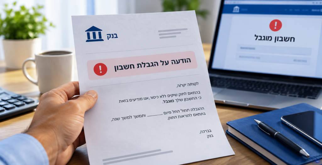 חשבון מוגבל בבנק: מה זה אומר, כמה זמן זה נמשך ואיך יוצאים מזה