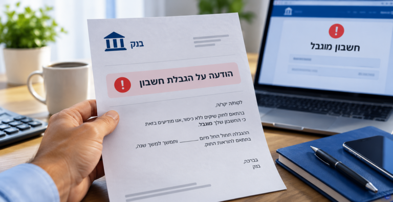 חשבון מוגבל בבנק: מה זה אומר, כמה זמן זה נמשך ואיך יוצאים מזה