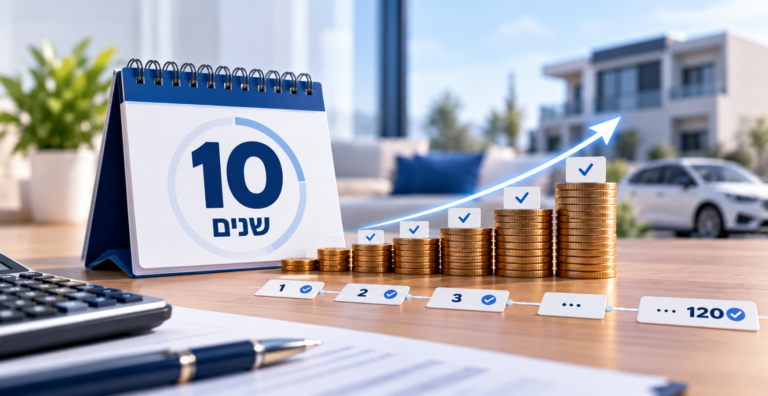 בחר הלוואה לעשר שנים - הלוואה ל-120 תשלומים בפריסה ארוכה הלוואה לעשר שנים - הלוואה ל-120 תשלומים בפריסה ארוכה